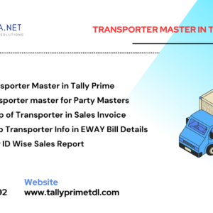 Transporter Master In Tally Prime